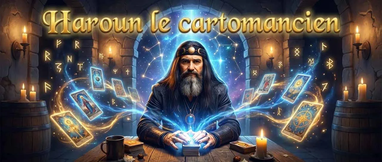 Tirage de cartes avec Haroun